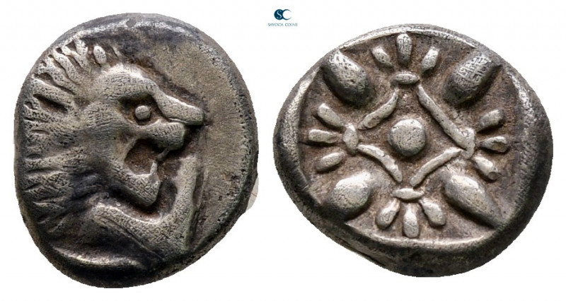 Ionia. Miletos circa 525-475 BC. 
Diobol AR

10 mm, 1,20 g



very fine