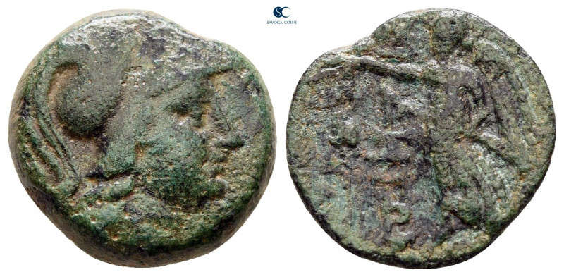 Pamphylia. Side circa 200-36 BC. 
Bronze Æ

16 mm, 3,39 g



nearly very ...