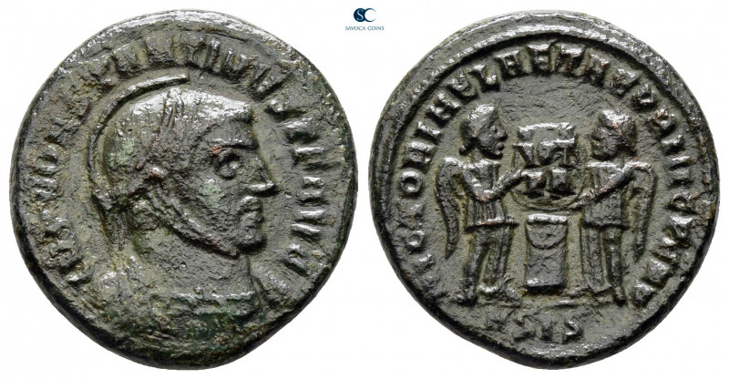 Constantine I the Great AD 306-337. Siscia
Follis Æ

17 mm, 3,37 g



ver...