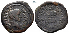Hispania. Celsa. Tiberius AD 14-37. Vetilius Buccone and C. Fufius, aediles. Bronze Æ