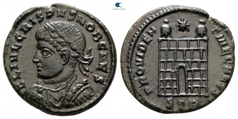 Crispus, as Caesar AD 316-326. Treveri
Follis Æ

17 mm, 3,12 g



very fi...