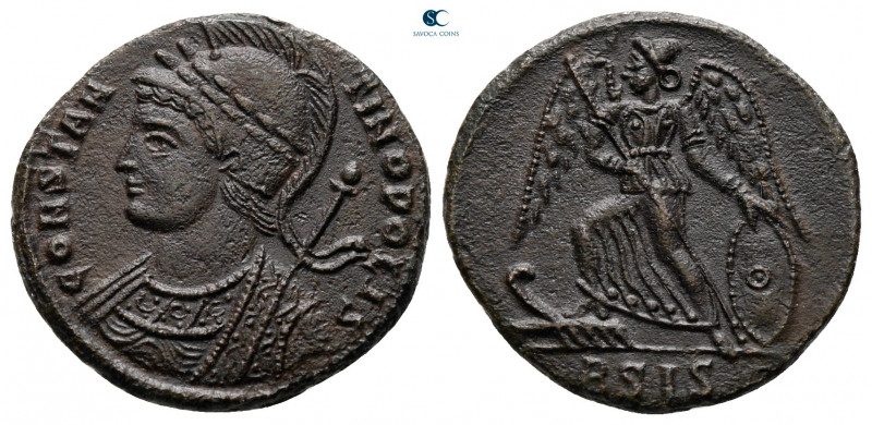 City Commemoratives AD 330-354. Siscia
Follis Æ

16 mm, 2,28 g



good ve...