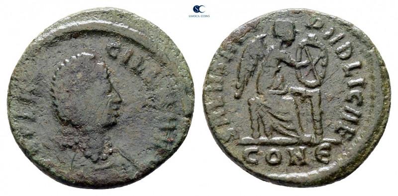 Aelia Flacilla AD 383-386. Constantinople
Follis Æ

11 mm, 1,12 g



near...