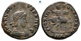 Arcadius AD 383-408. Cyzicus. Follis Æ