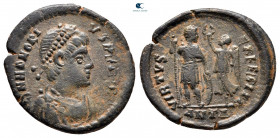 Honorius AD 393-423. Antioch. Follis Æ