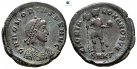 Honorius AD 393-423. Cyzicus. Follis Æ