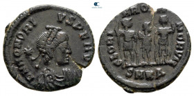 Honorius AD 393-423. Cyzicus. Follis Æ