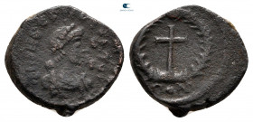 Theodosius II AD 402-450. Constantinople. Follis Æ