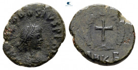 Theodosius II AD 402-450. Cyzicus. Nummus Æ