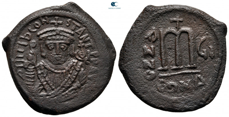 Tiberius II Constantine AD 578-582. Constantinople
Follis or 40 Nummi Æ

31 m...