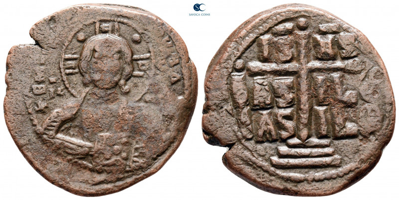 Romanus III Argyrus AD 1028-1034. Constantinople
Anonymous Follis Æ

29 mm, 9...