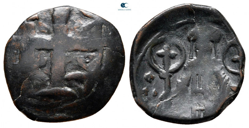 Andronicus II Palaeologus AD 1282-1328. Thessalonica
Trachy Æ

17 mm, 1,51 g...