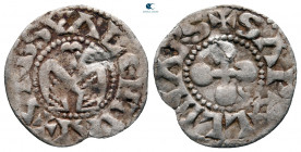 France. Provincial. Valence. Anonymous Bishops AD 1100-1200. Denier AR