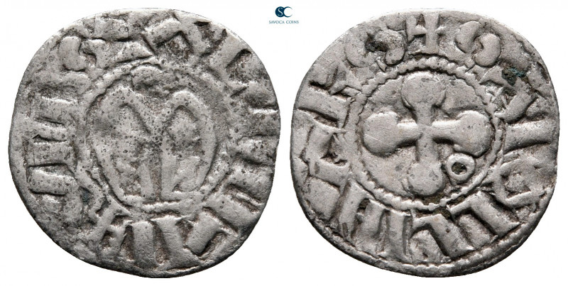 France. Provincial. Valence. Anonymous Bishops AD 1100-1200. 
Denier AR

16 m...