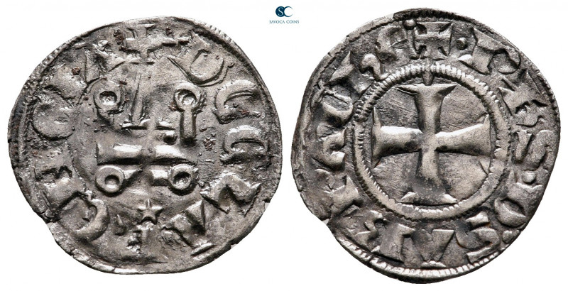 Crusaders, Principality of Achea. Philippe of Savoy AD 1301-1307. 
Denier Tourn...