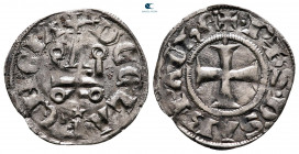 Crusaders, Principality of Achea. Philippe of Savoy AD 1301-1307. Denier Tournois BI