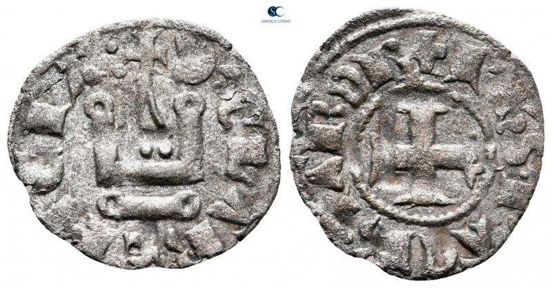 Principality of Achaea. Philippe de Taranto AD 1307-1313. 
Denier Tournois BI
...