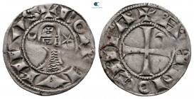 Principality of Antioch. Antioch. Bohemond III AD 1163-1201. Denier AR