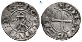 Principality of Antioch. Antioch. Bohemond III AD 1163-1201. Denier AR