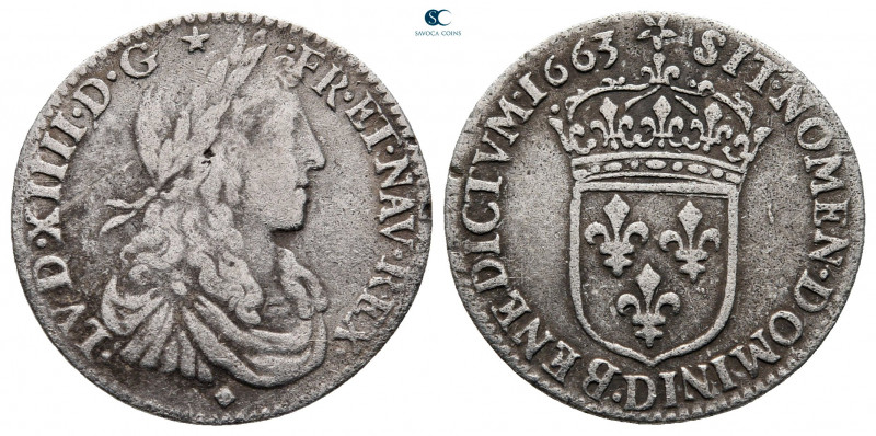 France. Louis XIV 'the Sun King' AD 1643-1715.
1/12 Ecu 

19 mm, 2,19 g


...