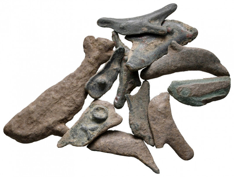 Lot of ca. 11 scythian dolphins / SOLD AS SEEN, NO RETURN! 

very fine