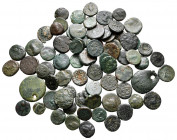 Lot of ca. 76 greek bronze coins / SOLD AS SEEN, NO RETURN!
fine