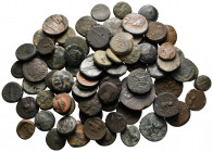 Lot of ca. 80 greek bronze coins / SOLD AS SEEN, NO RETURN!nearly very fine