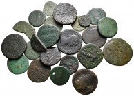 Lot of ca. 24 roman bronze coins / SOLD AS SEEN, NO RETURN!fine