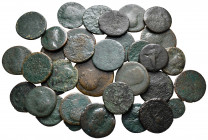 Lot of ca. 35 roman bronze coins / SOLD AS SEEN, NO RETURN!fine