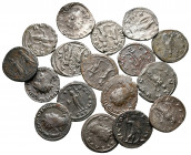 Lot of ca. 17 roman bronze coins / SOLD AS SEEN, NO RETURN!nearly very fine