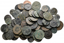 Lot of ca. 70 late roman bronze coins / SOLD AS SEEN, NO RETURN!very fine