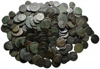 Lot of ca. 239 late roman bronze coins / SOLD AS SEEN, NO RETURN!fine