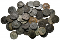 Lot of ca. 58 roman bronze coins / SOLD AS SEEN, NO RETURN!very fine
