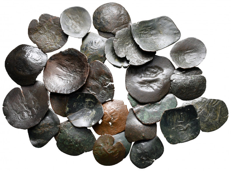 Lot of ca. 28 byzantine scyphate coins / SOLD AS SEEN, NO RETURN! 

fine