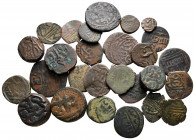 Lot of ca. 27 islamic bronze coins / SOLD AS SEEN, NO RETURN!very fine