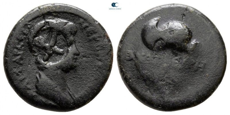 Lydia. Thyateira. Nero AD 54-68. 
Bronze Æ

17 mm, 2,78 g



fine