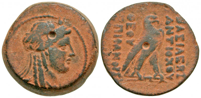 Seleukid Kingdom. Antiochos IV Epiphanes. 175-164 B.C. AE 27 (26.5 mm, 18.07 g, ...