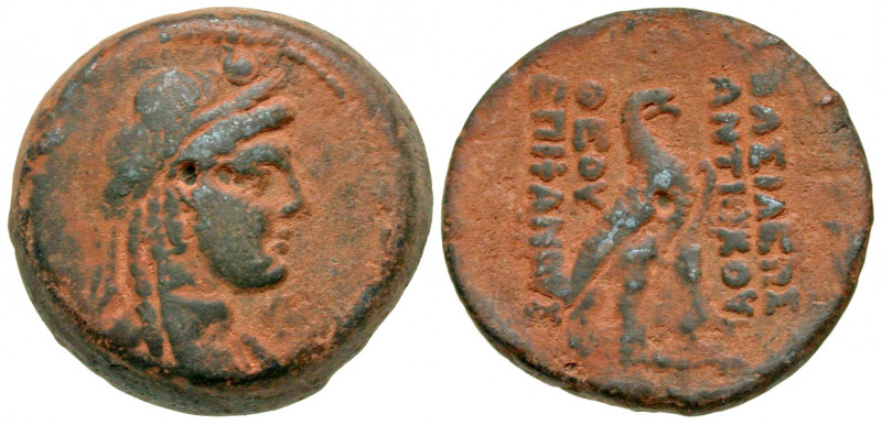 Seleukid Kingdom. Antiochos IV Epiphanes. 175-164 B.C. AE 27 (27.3 mm, 20.12 g, ...