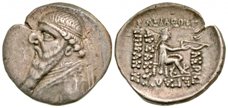 Parthian Kingdom. Mithradates II. Ca. 123-88 B.C. AR drachm (20.5 mm, 3.71 g, 12...