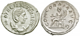 Otacilia Severa. Augusta, A.D. 244-249. AR antoninianus (23.40 mm, 3.76 g, 7 h). Rome mint, struck A.D. 244-247. M OTACIL SEVERA AVG, draped bust righ...