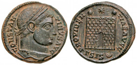 Constantine I. A.D. 307/10-337. AE follis (18.3 mm, 3.09 g, 7 h). Siscia mint, Struck A.D. 328-329. CONSTAN-TINVS AVG, laureate head of Constantine I ...