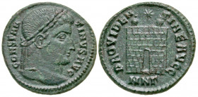 Constantine I. A.D. 307/10-337. AE follis (19 mm, 2.89 g, 11 h). Nicomedia mint, Struck A.D. 325-326. CONSTAN-TINVS AVG, lauareate head of Constantine...
