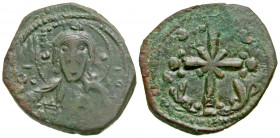 Nicephorus III Botaniates. 1078-1081. AE follis (25.8 mm, 5.53 g, 12 h). Constantinople mint, Struck 1080-1085. nimbate bust of Christ facing wearing ...