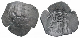 Theodore Comnenus-Ducas. 1225/7-1230. BI trachy (23.8 mm, 2.16 g, 5 h). Thessalonica mint, struck ca. 1224-1225. Facing bust of Christ / Theodore and ...