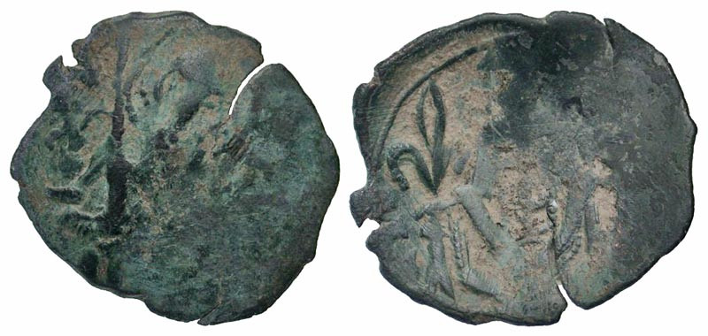 Andronicus II Palaeologus. 1282-1328. AE trachy (22.0 mm, 2.00 g, 5 h). Thessalo...