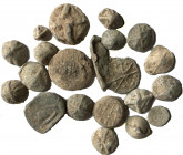 AE/PB votive pieces from Sicily(?). A fascinating group of lead/AE weights, seals or more likely, votive pieces with geometric designs and interesting...