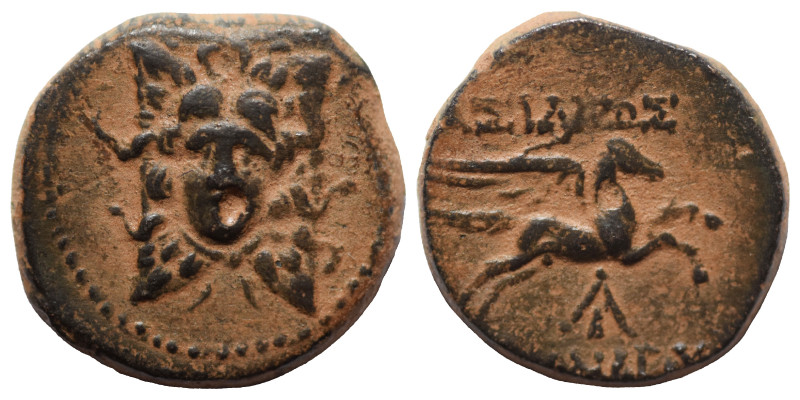 SELEUKID KINGS OF SYRIA. Alexander I Balas, 152-145 BC. Ae (bronze, 2.01 g, 14 m...