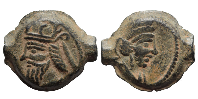 KINGS OF PARTHIA. Vologases IV, circa 147-191. Dichalkon (bronze, 3.41 g, 17 mm)...