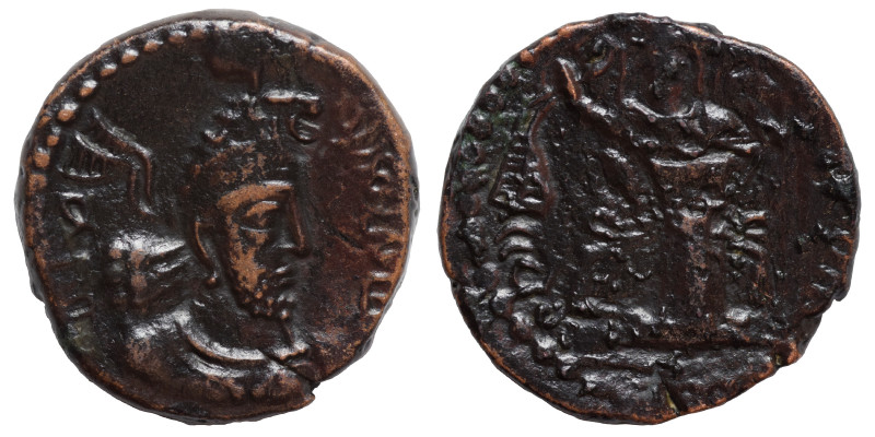 KUSHANO-SASANIANS. Ohrmazd (Hormizd) I. Circa 270-300 AD. Ae (bronze, 2.27 g, 16...