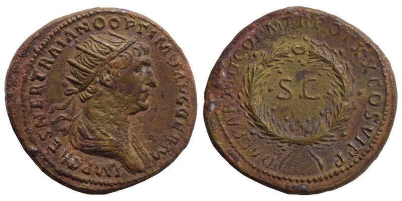 SYRIA, Seleucis and Pieria, Antioch. Trajan, 98-117. Ae (orichalcum, 8.19 gm 25 ...